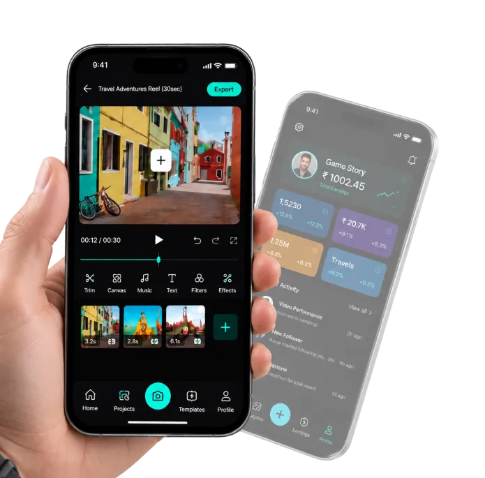 JoshCam App Mockup