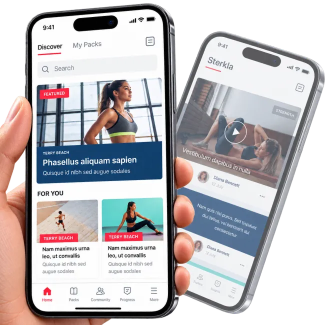Sterkla App Mockup