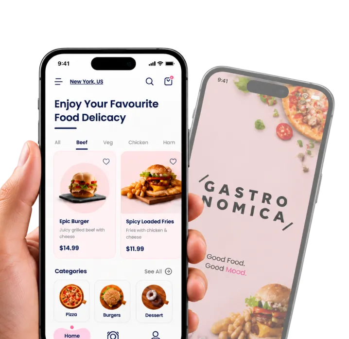 Gastronomica App Mockup